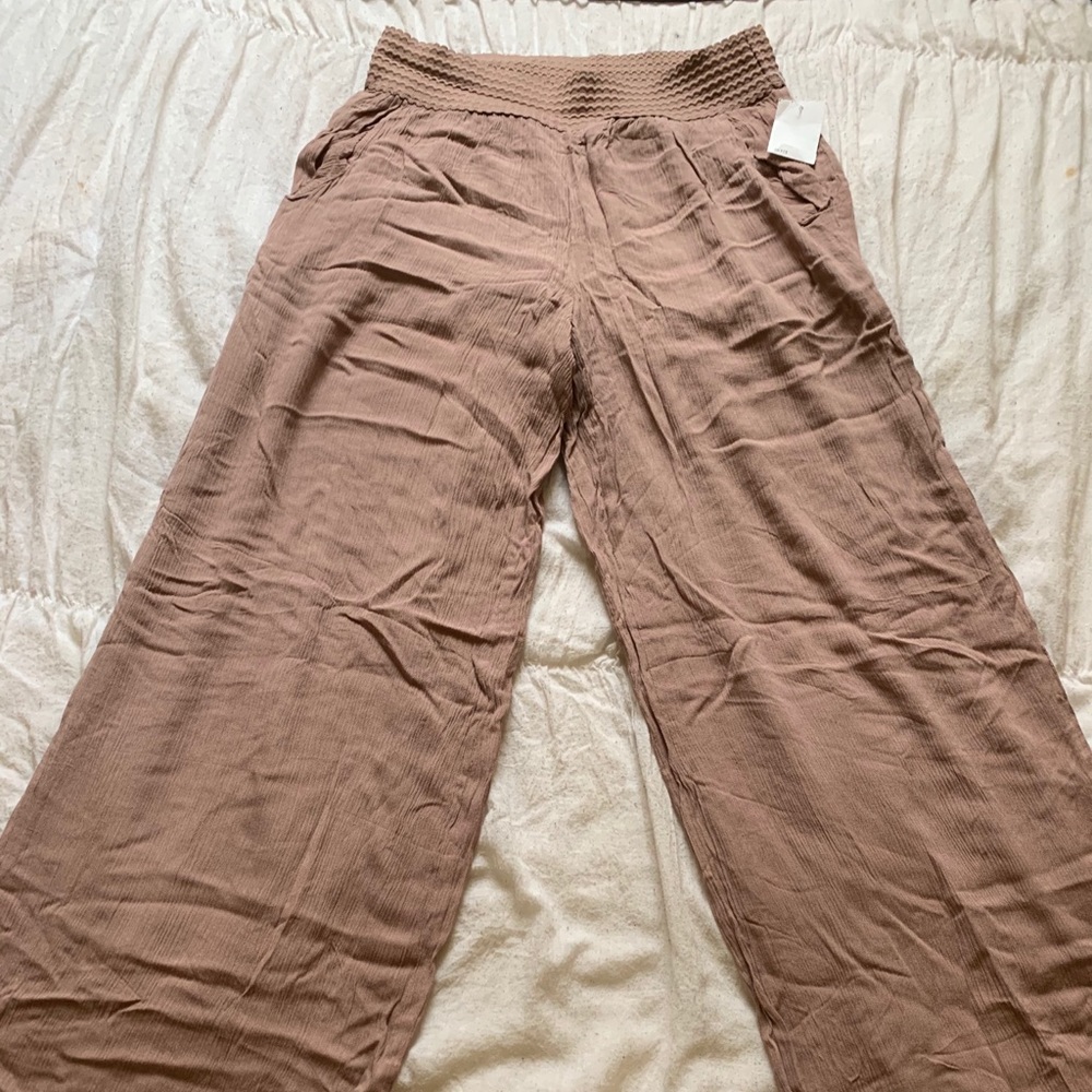 Charlotte Russe Blush flare pants